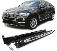 Auto Alettoni laterali per BMW X6 F16 2014-2019, Alluminio Pedane AntiGraffio Minigonne Anti Collisione Grembiuli Auto Accessori