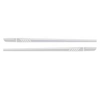 Auto Alettoni Minigonne Per Benz Per Classe E Per W212 S212 A207 C207 E63 Minigonne Laterali Auto 2 Pezzi Strisce Edizione 507 Adesivo Decalcomania Step(Silver Gray,A207)