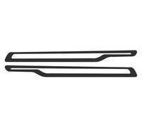 Auto Alettoni Minigonne Per MINI Per John Per Cooper Per Works Hatch 5 Porte Hatchback F55 2021 2022 Minigonne Laterali Auto 2 Pezzi Adesivi Strisce Porta(Matte Black)