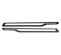 Auto Alettoni Minigonne Per MINI Per John Per Cooper Per Works Per Cabrio Per F57 2021 2022 Strisce Laterali Porte Adesivi Gonne Auto 2 Pezzi(Glossy Carbon Black)