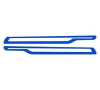 Auto Alettoni Minigonne Per MINI Per John Per Cooper Per Works Per Cabrio Per F57 2021 2022 Strisce Laterali Porte Adesivi Gonne Auto 2 Pezzi(Reflective Blue)