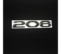 Auto Alfabeto Adesivi, Per Peugeot 208 3D Metallo Lettera Car Emblem Sticker,Adesivi per Auto con Logo decorare