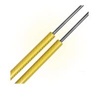 Auto Ammortizzatori Cofano Per Volvo V70 00-07 9481274 Griglia Protezione Barriera Rete Molle A Gas Supporti Sollevamento 2 Montanti Divisori Bagagliaio Molla Cofano(Yellow Carbon Fiber)