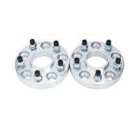 Auto Anelli Centrali Foro Ruota Distanziale Per Hyundai 2 Pezzi Distanziali Per Ruote Centrali 30 Mm Spessore E 67,1 Mm 5x114,3 Con Prigionieri 12x1,5(Argento)