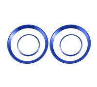 Auto Anteriore Aria Sfiato Telaio Copertura per AC Adesivo Rivestimento Blu 4pz