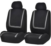 Auto Anteriore Coprisedile per Renault Alaskan/Alpine/Arkana/Austral/Captur, Antisudore e Impermeabile Coprisedili Auto Anteriore Proteggono Sedili Originali Dell'auto,A Grey