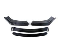 Auto Anteriore Inferiore Paraurti Lip Splitter Spoiler Protezione Sport Diffusore Accessori Per BMW F20 F21 E30 E82(Carbon black)