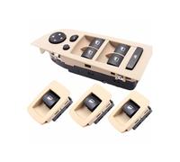 Auto Anteriore LHD Driver Passeggero Finestra Specchio Interruttore di Controllo Sollevatore Pulsante Console per E90 E91 318i 320i 325i 335i Pulsante di controllo della finestra(Set-beige)