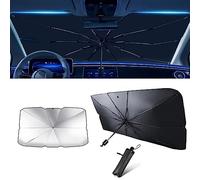 Auto Anteriore Parabrezza Parasole Ombrello per Peugeot Vibe 2008 3008 4008 5008 806 antiraggi UV Pieghevole Auto Interno Rotazione a 360 ° Protezione Parasole,S Style