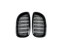 Auto Anteriore Paraurti Griglia Per E46 2 4 Porte 3 Serie 318i 320i 325i 330i 2002 2003 2004 2005 Griglia Nero Lucido Anteriore Doppia Stecca Tuning