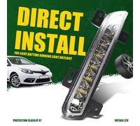 Auto Anteriore Sinistro LED DRL Fendinebbia per Fluence 2014 + Guida Lampada