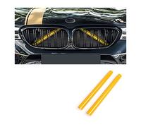 Auto Anteriori Griglie Accessori Per Decorazione Styling Auto Sportive Un Paio Strisce Rivestimento Griglia Anteriore Per F30 F31 F32 F33 F34 F36 F20 F21 F22 F23 G29(Yellow 2Pcs)