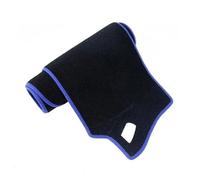 Auto Antiriflesso Copertura Cruscotto Dash Zerbino Antiscivolo Parasole Pad Protezione Interna Per Misura Per Jazz GR3 2020-2025(Blue Edge,Left-hand drive)