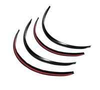 Auto Arco Ruota Parafanghi Universali A Striscia 4 Pezzi Per Auto E Camion Protezioni Per Passaruota 73 Cm In Gomma Anti-graffio(Glossy Black)