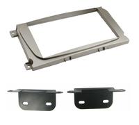 Auto Argento Doppio din Cruscotto Pannello Adattatore Surround Supporti Per Ford