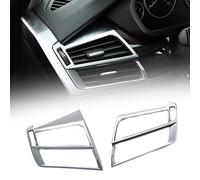 Auto Aria Condizionata Uscita Vent Telaio Trim Per B&M&W X5 F15 X6 F16 2014 2015 2016 2017 2018 2019 Accessori Per Interni Auto Accessori (Color : Silver)