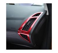 Auto Aria condizionata Ventilazione Per Focus 3 4 MK3 MK4 2012-2018 Adesivo Decorativo Per Bocchette Di Ventilazione Anteriori Dell'auto 1 COPPIA Accessori Interni(Rosso)