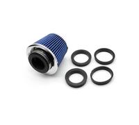 Auto Aria Tubo Filtro Aria Ad Alto Flusso Per Auto Filtro Universale Per Aspirazione Aria Fredda, Adattatori Da 90 80 76 70 63 Mm Per Motori Da Corsa Sportive(Blu)