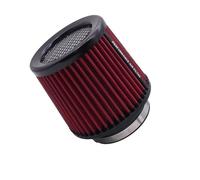 Auto Aria Tubo Filtro Aria Sportivo Ad Alto Flusso Da 2,5 3" 3,5 4 Pollici Universale Prese D'aria Da 63 76 80 89 Mm E 101 Mm Filtri Aspirazione Aria Fredda Da Corsa(63mm-Red)