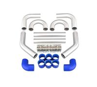 Auto Aria Tubo KIT TUBAZIONI INTERCOOLER TURBO IN ALLUMINIO/TUBI/MORSETTO/ACCOPPIATORE/TUBO DI ASPIRAZIONE UNIVERSALE DA 2,5" POLLICI OD 63 Mm/3" POLLICI OD 76 Mm(3inch)