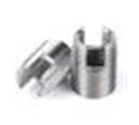 auto-attacco filettatura, Inserti filettati autofilettanti in acciaio inossidabile e acciaio al carbonio M2-M16 multicolore(Stainless,M2.5xM4.5x6mm(10PCS))