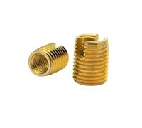 auto-attacco filettatura, Vite autofilettante con inserto filettato in metallo M2-M20 37 pezzi(Carbon,M12x16x22(1Pcs))