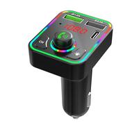 Auto Audio Bluetooth Controller, Riproduzione Mp3 Del Telefono Su Trasmettitore Fm Wireless per Auto Modulo Controller Bluetooth 5.0 + Adattatore di Ricarica Usb + Chiamata In Vivavoce