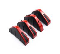 Auto Auto Modificato Paraurti Posteriore Diffusore Spoiler Paraurti Posteriore Labbro Diffusore Anticollisione Universale Accessori(ROSSO)
