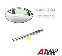 Auto Automobile Furgone Argento Cromato Colorazione Finestre Film un Modo Mirror