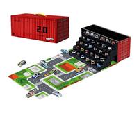 Auto Backspace per bambini, figure interattive con organizer di stoccaggio - set di veicoli ad azione di ritorno | per bambini, ragazze, figlio, figlia, compleanno, vacanze,