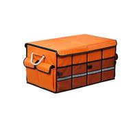 Auto Bagagliaio Organizer per Fiat 500e | 500X | 500e Abarth | 600 | 600e Abarth, Borsa Pieghevole Organizer per Bagagliaio dell'auto Antiscivolo e Resistente,B 66L-D Orange
