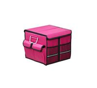 Auto Bagagliaio Organizer per Fiat 500e | 500X | 500e Abarth | 600 | 600e Abarth, Borsa Pieghevole Organizer per Bagagliaio dell'auto Antiscivolo e Resistente,A 36L-G Rose Red