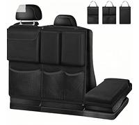 Auto Bagagliaio Organizer per Mercedes Benz X117 CLA Shooting Brake 2013-2016, Trunk Organizer Auto Pieghevole Auto Seat Organizer Accessori,Black