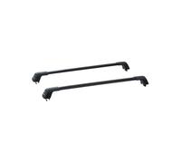 Auto Barre Portatutto Barre Portatutto Universali In Alluminio Con Barra Laterale Scanalata Senza Spazio, Barra Trasversale Regolabile Con Serratura(120cm)