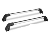 Auto Barre Portatutto Per KIA Per EV9 Per Wind Per AWD Per Land Per AWD 2024 (Esclusa GT-Line) Barre Trasversali Portapacchi Portapacchi Con Binario Bloccabile 2 Pezzi(Black Mixed Silver)