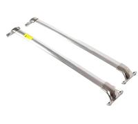 Auto Barre Portatutto Per QX60 JX35 QX JX Design Spesso Può Caricare 200 Kg Barra Trasversale Portapacchi Spessa Guida Orizzontale Barre portapacchi(Stainless steel end)