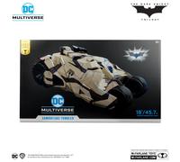 Auto Batmobile Batman Dark Knight Tumbler + statuetta o versione mimetica