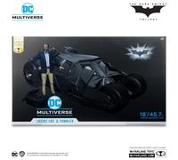 Auto Batmobile Batman Dark Knight Tumbler + statuetta o versione mimetica