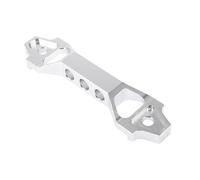 Auto Batteria Morsetto Alluminio Lega Batteria Fisso Staffa Argento Tono