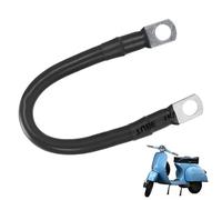 Auto Battery Cables - Car Battery Charger Cables | Inverter Cablês | Tinned Copper Cablês 2 AWG with Ring Terminals | Battêry Wires for Positive or Negative Power, RV, Motorcycle, Solar, Auto