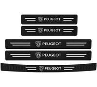Auto Battitacco Striscia Protezione per Peugeot 2008 2019-2023,Fibra carbonio Davanzale della portiera Soglia porta Adesivi Guardia Graffi Anti-Usura Auto Accessori