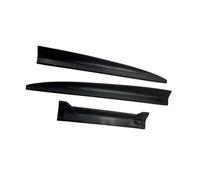 Auto Baule Posteriore Spoiler Ala 3 Pezzi In Gomma Nero Opaco Per BMW E60 E36 E90 Per A6 C7 W204 Per Leon 5F Spoiler Posteriore Per Auto(Sty1 Matt Black)