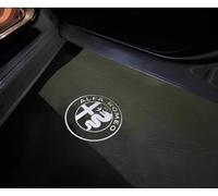 Auto Benvenuto Lampada per Alfa Romeo Giulia Stelvio, LED Luci Proiettore Porta Luce, Illuminazione Sottoscocca, Illuminazione D'ingresso Auto Accessori,2PCS