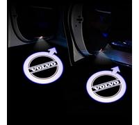 Auto Benvenuto Lampada per Volvo S90L S60L XC60 XC40 V60 V90, Luci Portiera Auto Proiettore di Luce a LED per Porta, Luce di Benvenuto Illuminazione Portiera Auto Logo,B 2PCS