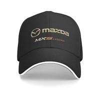 Auto Berretto da Baseball per Mazda MX-5 2015-2023, Uomo Donna Berretti da Baseball,Berretto da Baseball,Traspirante Run cap,OneSize,Regolabile,A