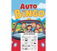 Auto-Bingo für Kinder: Reisespiel für Kinder ab 4 Jahren - Lustiges Beschäftigungsbuch für lange Autofahrten, Camping und Strandurlaub