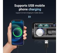 Auto Bluetooth USB MP3 Radio FM Lettore multimediale Telecomando S6Z5 A5Y2