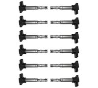 Auto Bobina Accensione Compatibile con per Touareg 2004 2005 2006 2007 2008 2009 2010; per Passat B5.5 2001 2002 2003 2004; 12 Pezzi Bobine di Accensione per Auto 07C905115J
