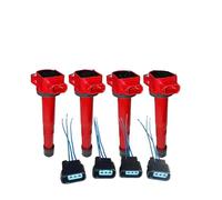 Auto Bobina Accensione Per Civic FD2 Per Accord Per CRV K20 K24 FA5 FG1 EP3 Element S2000 CSX RSX FA1 FN2 BOBINA ACCENSIONE 30520PNA007 Pacchetto bobina di accensione(4 COIL 4 CONNECTOR)
