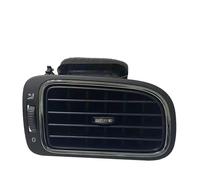 Auto Bocchette Aria Condizionata 1 bocchetta cromata per presa d'aria AC per cruscotto nero opaco per VW per Polo 5 6R 2011 2012 2013 6R0819703 6R0819704(Right-Passager side)